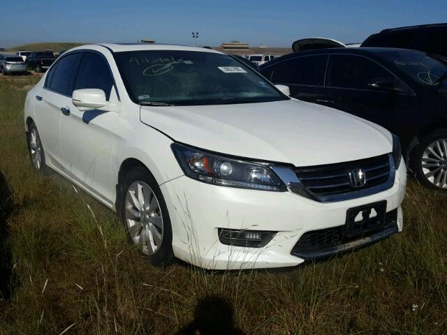 1HGCR2F89EA087542 - 2014 HONDA ACCORD WHITE photo 1