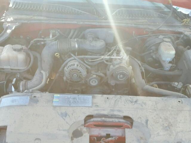 1GCEC14X45Z187692 - 2005 CHEVROLET SILVERADO RED photo 7