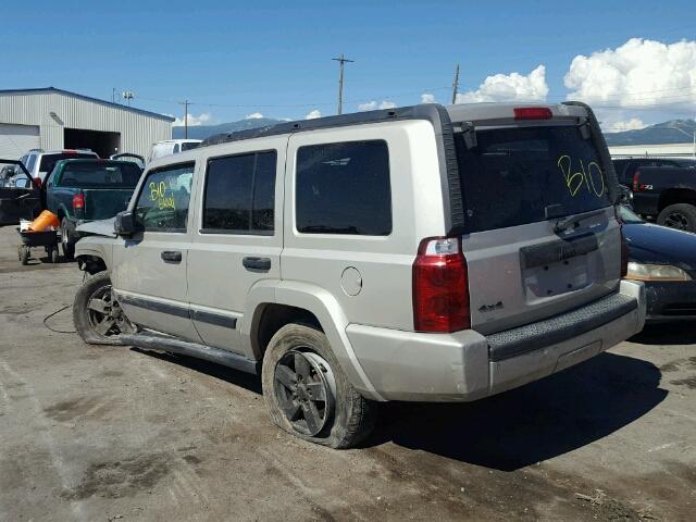 1J8HG48K16C362964 - 2006 JEEP COMMANDER GRAY photo 3