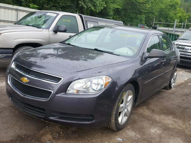 1G1ZB5E17BF197757 - 2011 CHEVROLET MALIBU LS ნაცრისფერი ფოტო 2