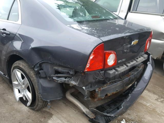 1G1ZB5E17BF197757 - 2011 CHEVROLET MALIBU LS ნაცრისფერი ფოტო 9