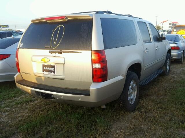 1GNSCJE04DR129947 - 2013 CHEVROLET SUBURBAN C TAN photo 4