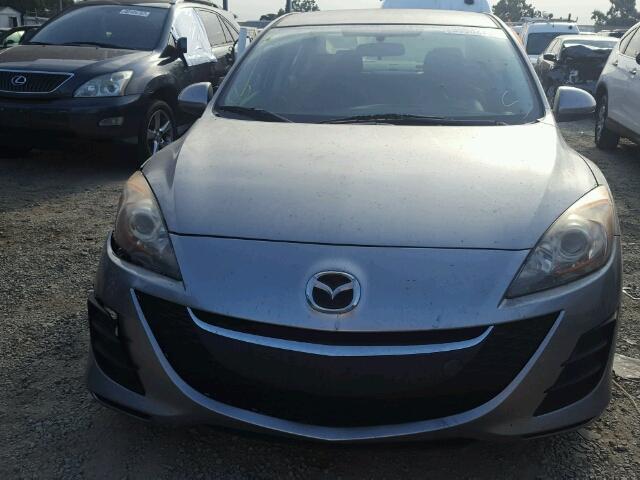 JM1BL1SG6A1235286 - 2010 MAZDA 3 GRAY photo 9