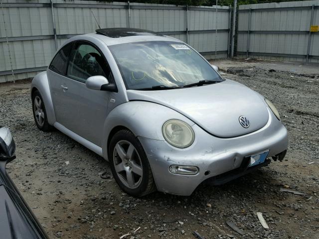 3VWED21C01M478283 - 2001 VOLKSWAGEN NEW BEETLE Gümüş foto 1