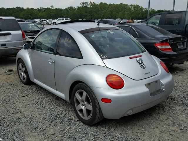 3VWED21C01M478283 - 2001 VOLKSWAGEN NEW BEETLE Gümüş foto 3
