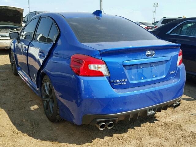 JF1VA1L64J8801452 - 2018 SUBARU WRX LIMITE BLUE photo 3