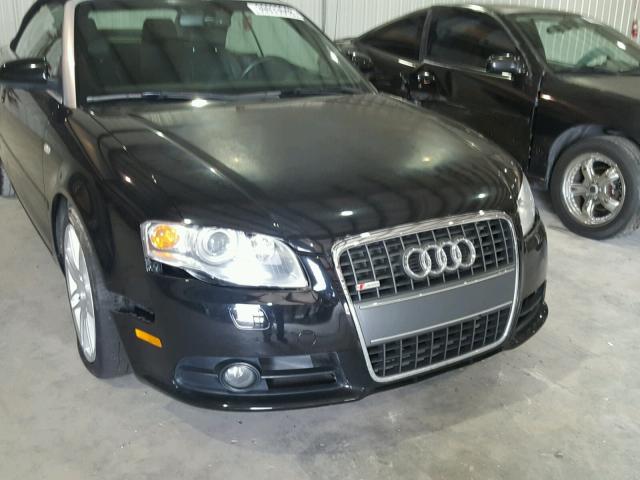 WAUAF48H19K011656 - 2009 AUDI A4 2.0T CA BLACK photo 9