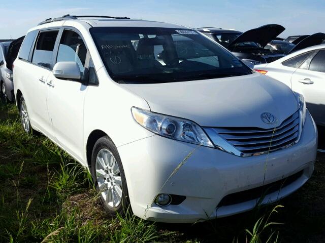 5TDYK3DCXDS298093 - 2013 TOYOTA SIENNA WHITE photo 1