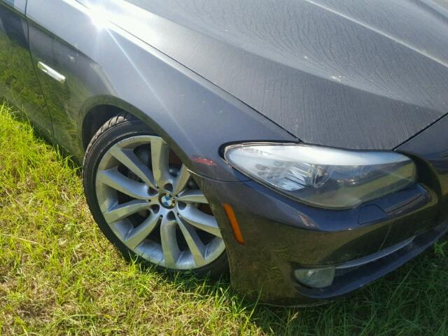 WBAFR7C51BC801423 - 2011 BMW 535 I CHARCOAL photo 9
