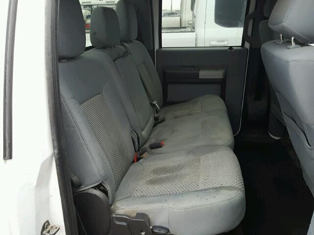 1FT8W3DT7DEB50736 - 2013 FORD F350 WHITE photo 6