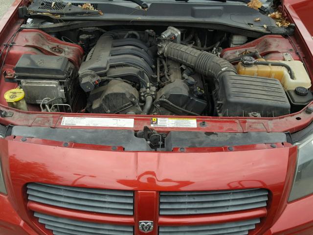 2D4FV47T37H643048 - 2007 DODGE MAGNUM SE BURGUNDY photo 7