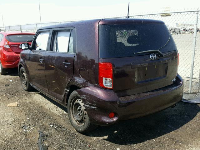JTLZE4FE6CJ013857 - 2012 TOYOTA SCION XB Bordeaux Foto 3