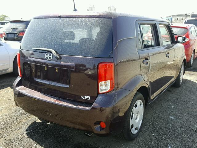 JTLZE4FE6CJ013857 - 2012 TOYOTA SCION XB Bordeaux Foto 4