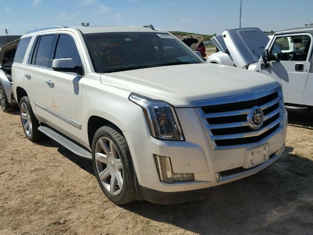 1GYS3BKJ9FR270795 - 2015 CADILLAC ESCALADE WHITE photo 1