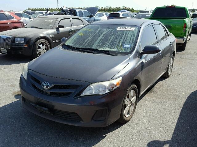 JTDBU4EE0B9167210 - 2011 TOYOTA COROLLA BA BLACK photo 2