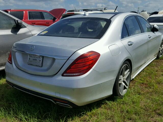 WDDUG8CB0EA050431 - 2014 MERCEDES-BENZ S SILVER photo 4