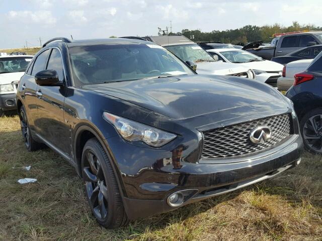 JN8CS1MU3HM144032 - 2017 INFINITI QX70 BLACK photo 1