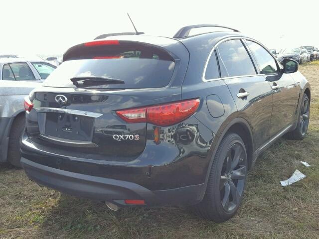 JN8CS1MU3HM144032 - 2017 INFINITI QX70 BLACK photo 4