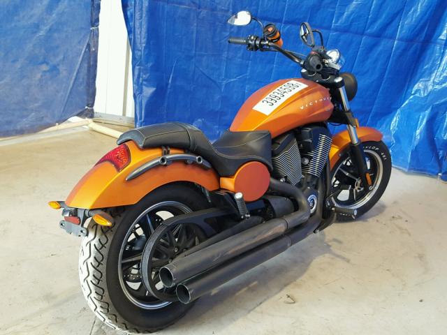 5VPMB36N3D3010351 - 2013 VICTORY MOTORCYCLES JUDGE ORANGE photo 4