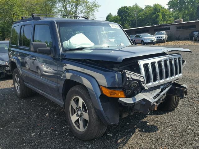 1J8HG48K07C690037 - 2007 JEEP COMMANDER GRAY photo 1