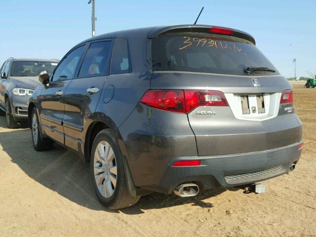 5J8TB2H2XBA000255 - 2011 ACURA RDX GRAY photo 3