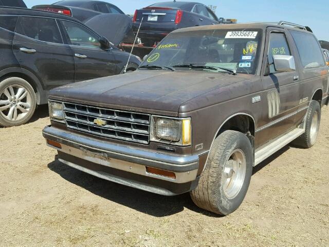 1G8CS18R7G8189526 - 1986 CHEVROLET BLAZER S10 BROWN photo 2