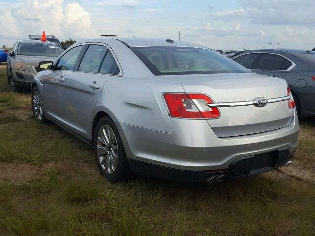 1FAHP2FW8BG190491 - 2011 FORD TAURUS SILVER photo 3