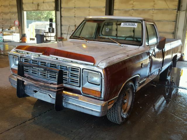 1B7FD14E1CS218760 - 1982 DODGE D-SERIES D RED photo 2