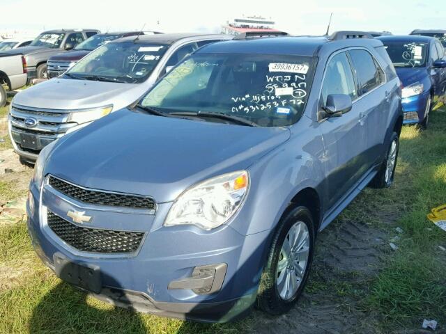 2CNFLDE51B6415105 - 2011 CHEVROLET EQUINOX BLUE photo 2