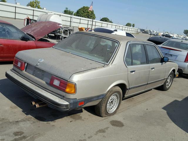 WBAFF7402E7397265 - 1984 BMW 733 I GRAY photo 4