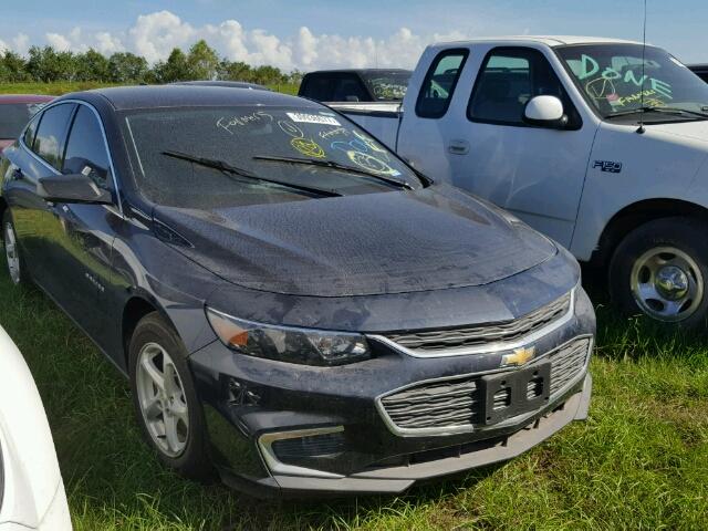 1G1ZB5ST9HF133783 - 2017 CHEVROLET MALIBU BLUE photo 1