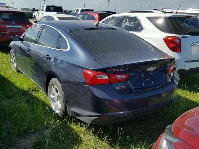 1G1ZB5ST9HF133783 - 2017 CHEVROLET MALIBU BLUE photo 3