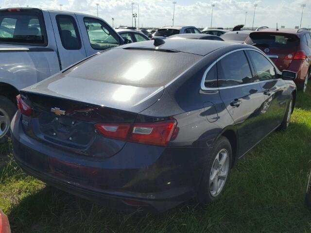 1G1ZB5ST9HF133783 - 2017 CHEVROLET MALIBU BLUE photo 4