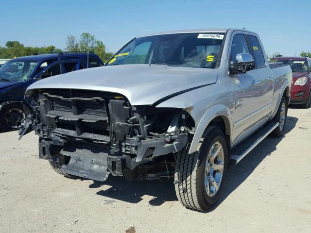 1C6RR7JT9ES106996 - 2014 RAM 1500 LARAM SILVER photo 2