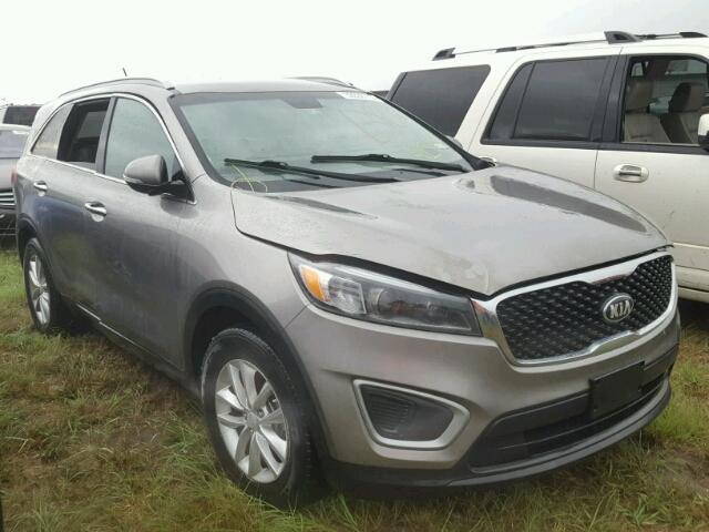 5XYPG4A55GG078578 - 2016 KIA SORENTO GRAY photo 1