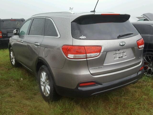 5XYPG4A55GG078578 - 2016 KIA SORENTO GRAY photo 3