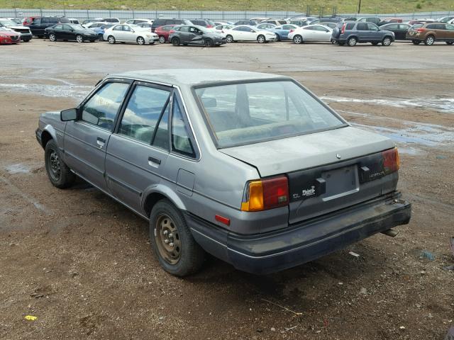 1Y1SK1941GZ126898 - 1986 CHEVROLET NOVA GRAY photo 3