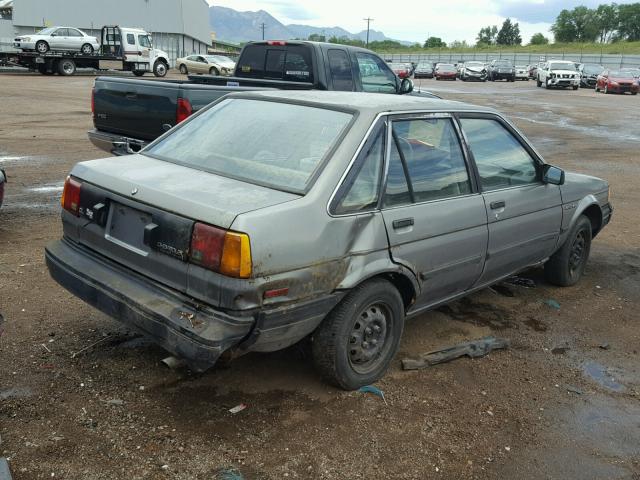 1Y1SK1941GZ126898 - 1986 CHEVROLET NOVA GRAY photo 4