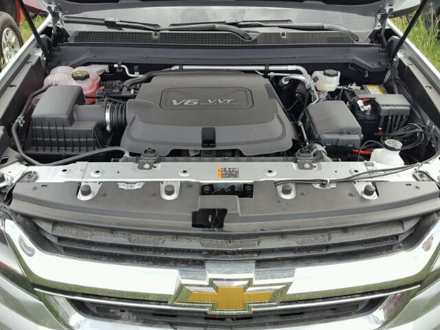 1GCGSCE32G1174220 - 2016 CHEVROLET COLORADO L SILVER photo 7