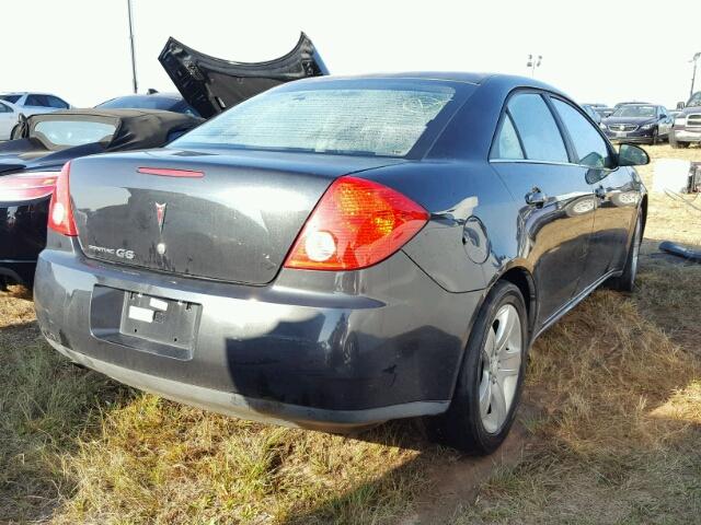 1G2ZG57B284241431 - 2008 PONTIAC G6 BASE BLACK photo 4