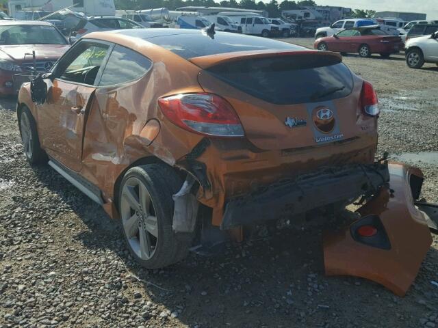 KMHTC6AEXFU236167 - 2015 HYUNDAI VELOSTER T ORANGE photo 3