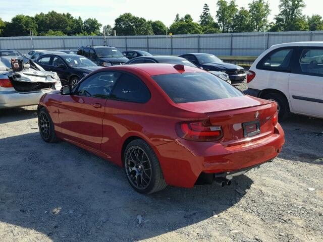 WBA1F5C55EV256388 - 2014 BMW 228 I RED photo 3