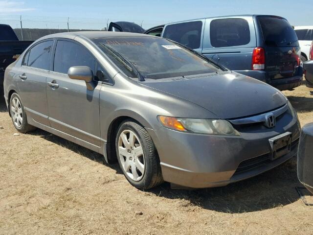 2HGFA15508H320235 - 2008 HONDA CIVIC LX GRAY photo 1