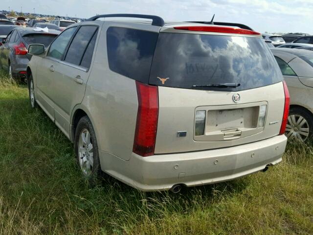 1GYEE637480184061 - 2008 CADILLAC SRX TAN photo 3