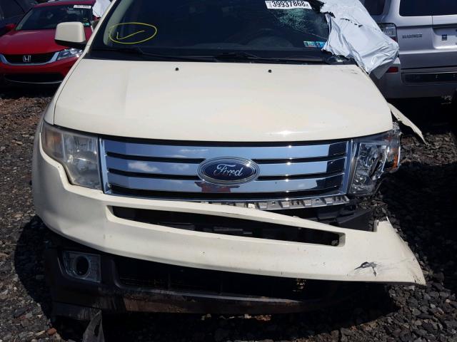 2FMDK38C78BA50802 - 2008 FORD EDGE SEL CREAM photo 7