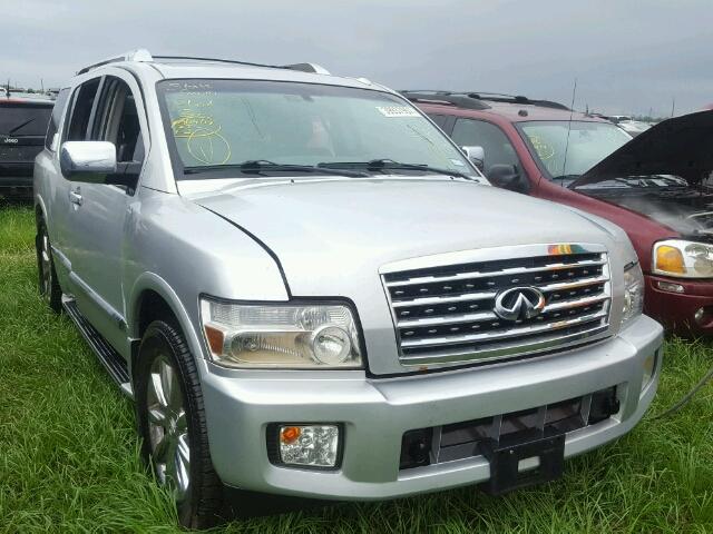 5N3AA08C78N904705 - 2008 INFINITI QX56 SILVER photo 1