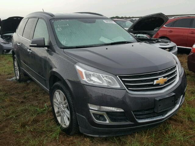 1GNKRGKD0FJ338113 - 2015 CHEVROLET TRAVERSE GRAY photo 1