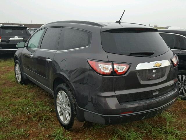 1GNKRGKD0FJ338113 - 2015 CHEVROLET TRAVERSE GRAY photo 3