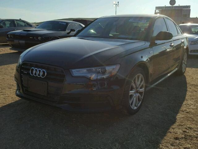 WAUHGAFC2DN056548 - 2013 AUDI A6 PRESTIG BLACK photo 2