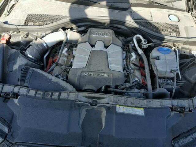 WAUHGAFC2DN056548 - 2013 AUDI A6 PRESTIG BLACK photo 7